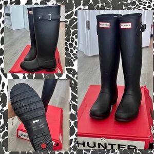 Hunter Classic Black Waterproof Boots
